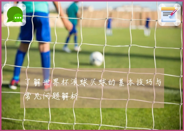 了解世界杯滚球买球的基本技巧与常见问题解析